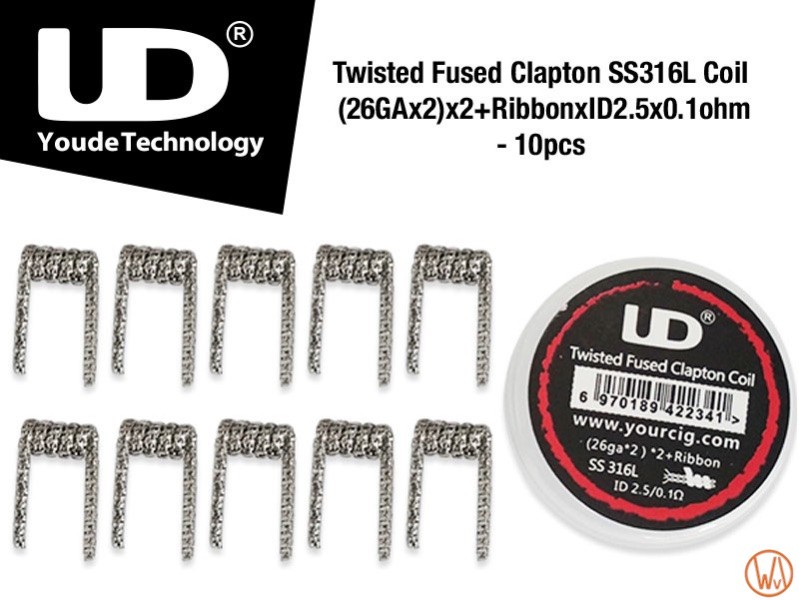 UD Twisted Fused Clapton Coil