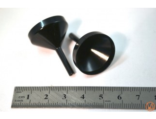 Mini Trichter aus Metall schwarz